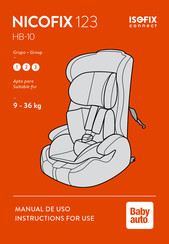 ISOFIX NICOFIX 123 HB-10 Manual De Uso