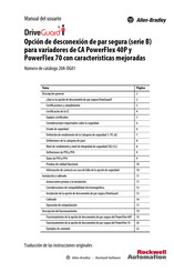 Rockwell Automation Allen-Bradley PowerFlex 40P Manual Del Usuario