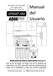 Aqua PRO AP600P-AIM Manual Del Usuario