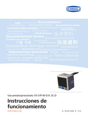 schmalz VS-V-W-D PNP K 3C-D Instrucciones De Funcionamiento