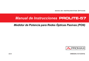 Promax PROLITE-57 Manual De Instrucciones