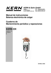 KERN and SOHN CH 50K100 Manual De Instrucciones