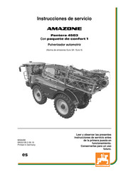 Amazone Pantera 4503 Instrucciones De Servicio