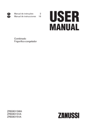 Zanussi ZRB38313XA Manual De Instrucciones