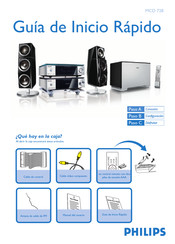 Philips MCD 728 Guia De Inicio Rapido