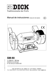 Dick SM-90 Manual De Instrucciones