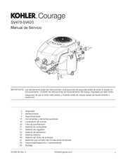 Kohler SV540 Manual De Servicio