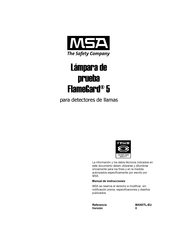 MSA FlameGard 5 Manual De Instrucciones