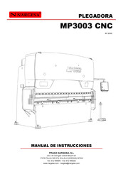 NARGESA MP1400 CNC Manual De Instrucciones