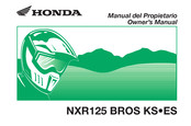 Honda NXR125 BROS KS Manual Del Propietário