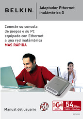 Belkin G Manual Del Usuario