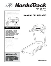 Nordic Track T 11.5 Manual Del Usuario