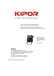 Kipor KM376QC Manual Del Funcionamiento