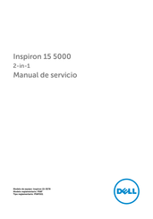 Dell Inspiron 15 5000 Serie Manual De Servicio