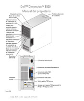 Dell Dimension E520 Manual Del Propietário