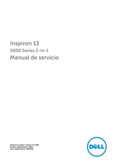 Dell Inspiron 13 5000 Serie Manual De Servicio