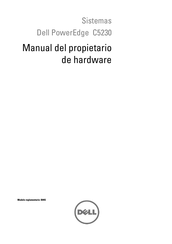 Dell PowerEdge C5230 Manual Del Propietario De Hardware