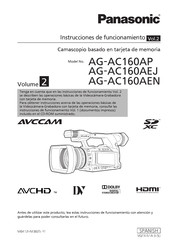 Panasonic AG-AC160AP Instrucciones De Funcionamiento