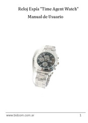 Bidcom Time Agent Watch Manual De Usuario