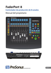 PRESONUS FaderPort
 8 Manual Del Propietário