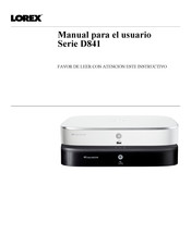 Lorex D841A81B Manual Para El Usuario