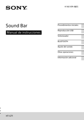 Sony HT-GT1 Manual De Instrucciones