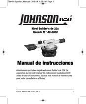 Johnson 40-6900 Manual De Instrucciones