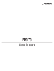 Garmin PRO 70 Manual Del Usuario