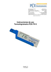 PCE Instruments PCE-TH 5 Instrucciones De Uso