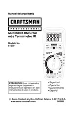 Craftsman 81079 Manual Del Propietário