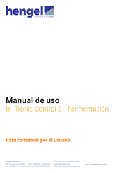 hengel Bi-Tronic Control 2 Manual De Uso