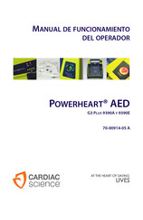 Cardiac Science POWERHEART AED G3 PLUS 9390E Manual De Funcionamiento