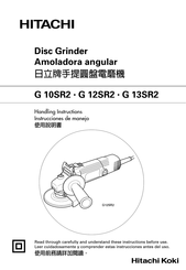 Hitachi G 13SR2 Instrucciones De Manejo