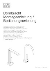 Dornbracht 17 861 680 Instrucciones De Montaje