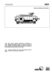 KSB ITUR MSH-32 Manual De Instrucciones