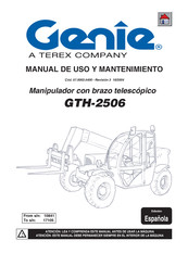 Genie GTH-2506 Manual De Uso Y Mantenimiento