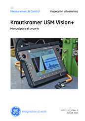 GE Krautkramer USM Vision+ Manual Para El Usuario