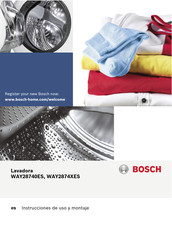 Bosch WAY2874XES Instrucciones De Uso