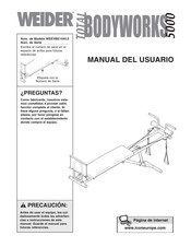 Weider TOTAL BODYWORKS 5000 Manual Del Usuario