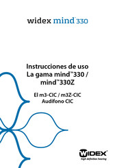 Widex m3Z-CIC Instrucciones De Uso