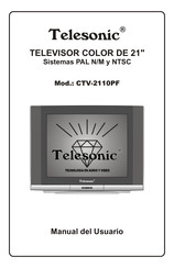 Telesonic CTV-2110PF Manual Del Usuario