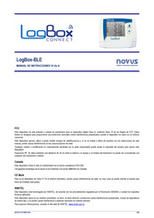 Novus LogBox-BLE Manual De Instrucciones