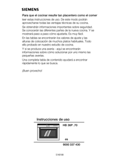 Siemens HB 36P.70 Instrucciones De Uso