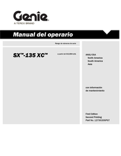 Genie SX-135 XC Manual Del Operario