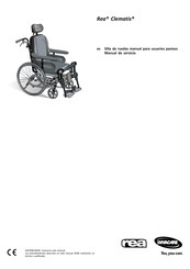 Invacare Rea Clematis Manual De Servicio