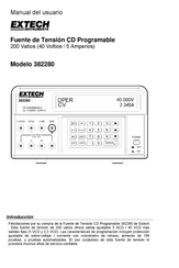 Extech Instruments 382280 Manual Del Usuario