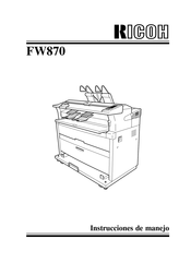 Ricoh FW870 Instrucciones De Manejo