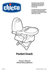 Chicco Pocket Snack Manual Del Propietário