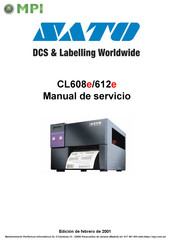 SATO CL608e Manual De Servicio