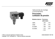 Honeywell Fema DWR Serie Instrucciones De Montaje Y Funcionamiento